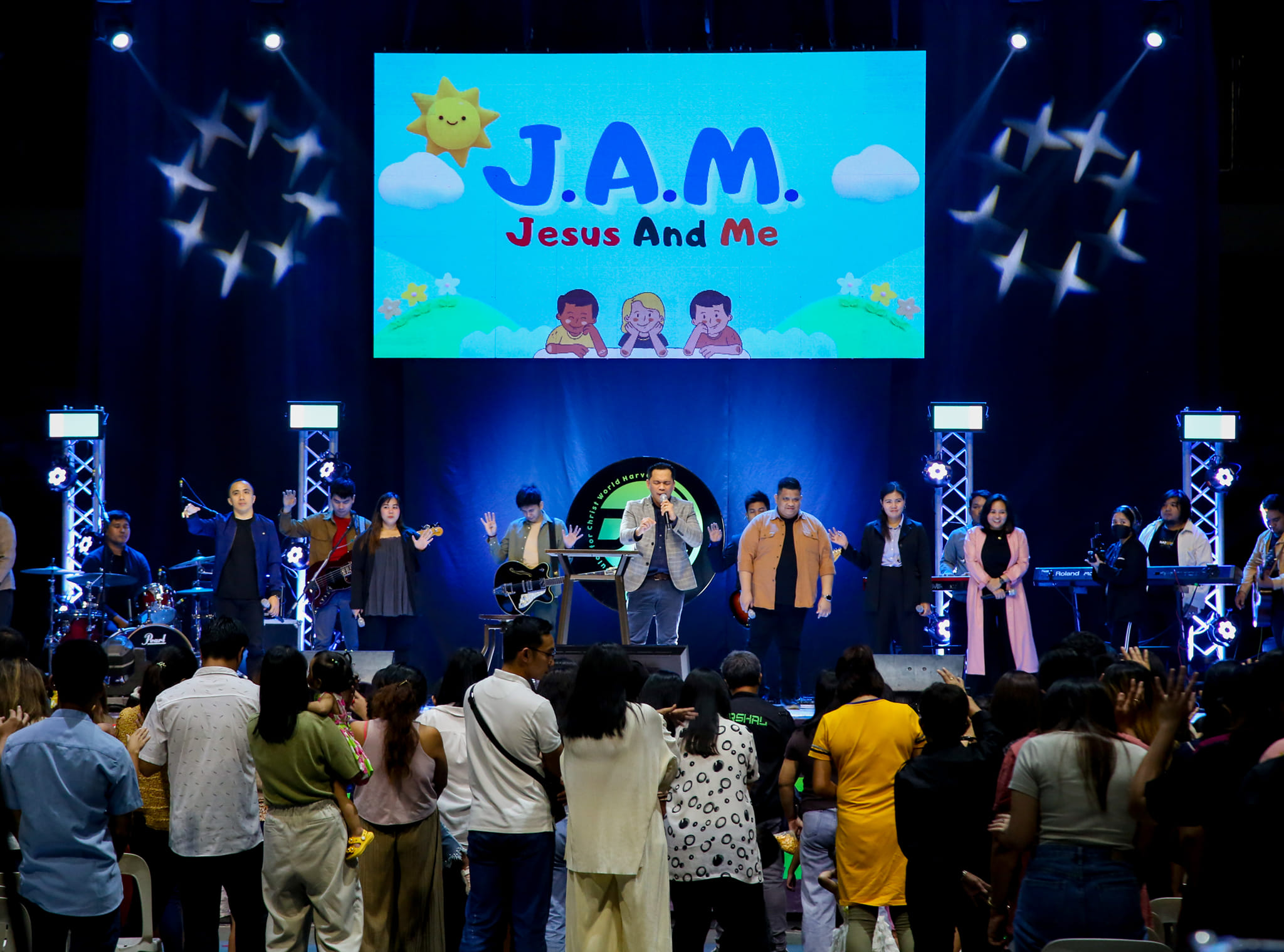 Children learning Bible stories